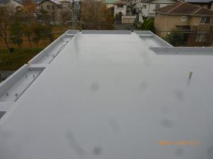 屋根防水完成